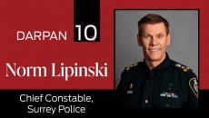 Darpan's 10 with Surrey Police Service Chief Constable Norm Lipinski